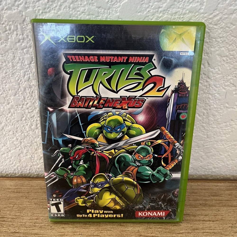 Teenage Mutant Ninja Turtles 2: BattleNexus (Microsoft Xbox, 2004) Works Tested